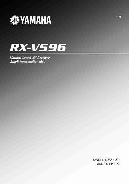 Yamaha Stereo System RX-V596-page_pdf